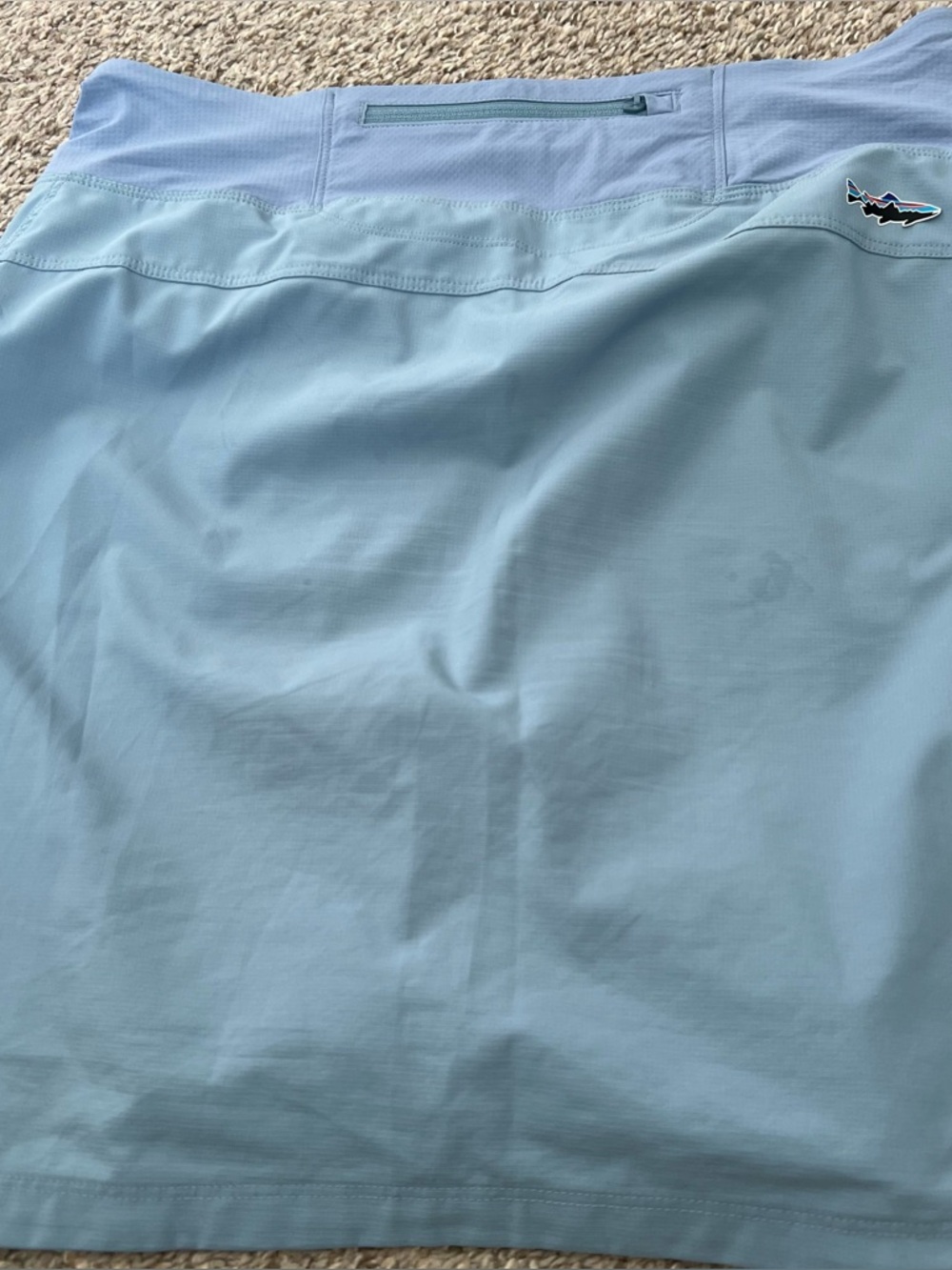 Patagonia Lightweight Blue Active Skirt Size Small